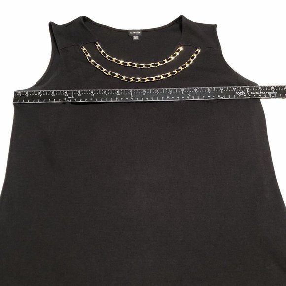 rafaella womens sleeveless top chain link design petities PL - Picture 6 of 9